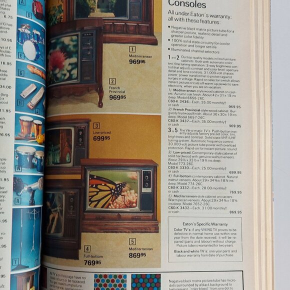 EATON'S 1976 Spring & Summer CATALOG - w/sleeve VG Con 698 Pages Vintage CANADA - Picture 7 of 12